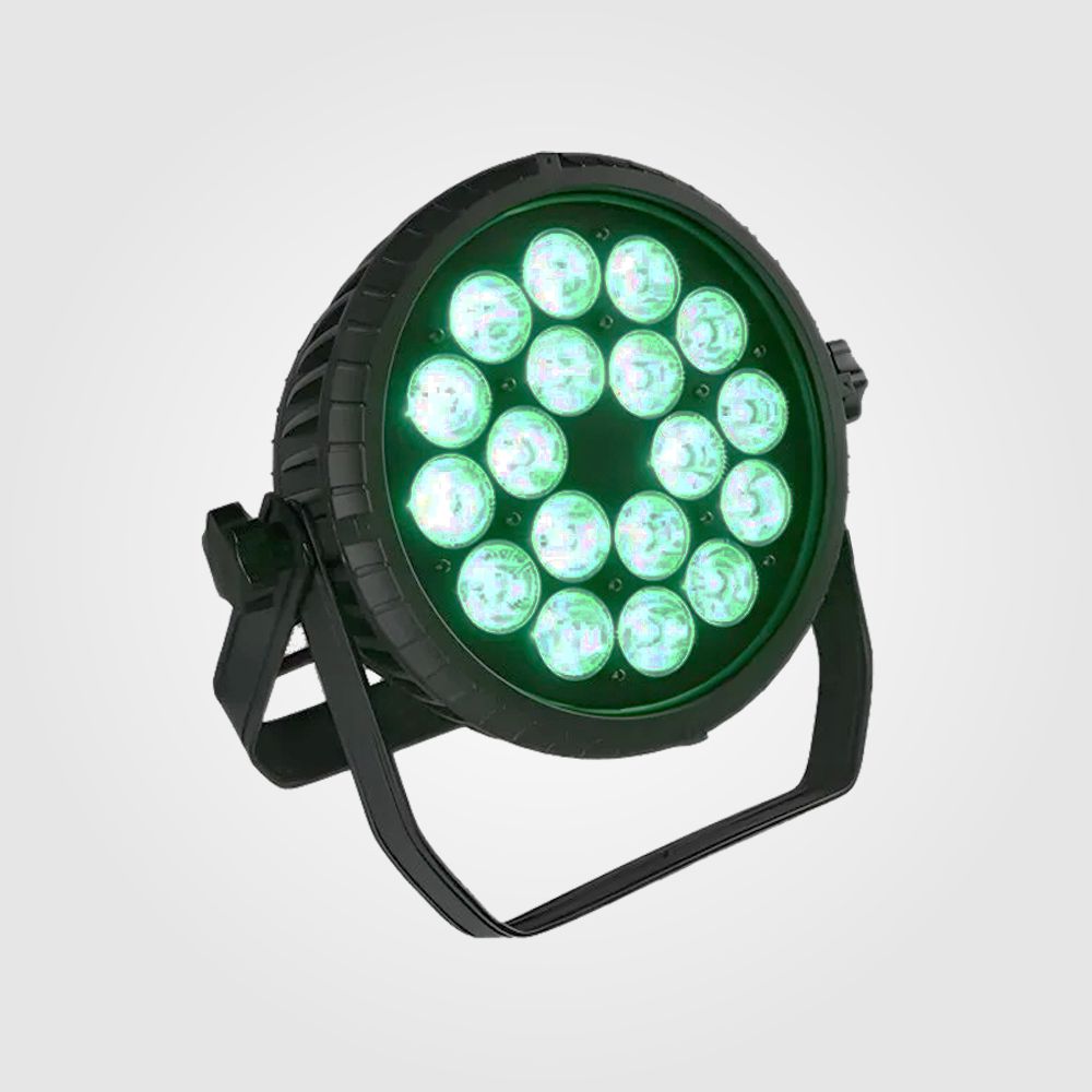 Infinity PAR 1810 RGBW - IP65 Outdoor LED Par Light — LED par wash light — projection demo video