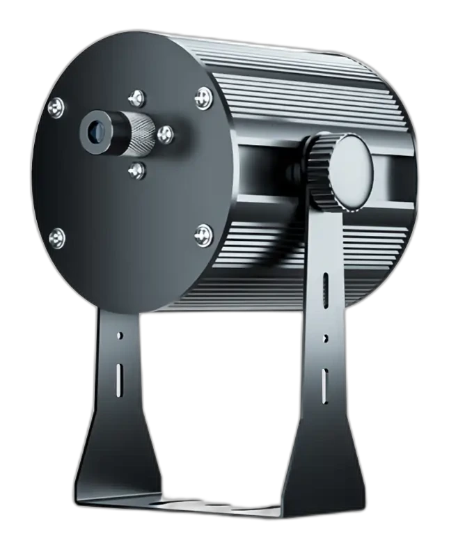 Laser Safety Line Projector — laser sign gobo projector — projection demo video