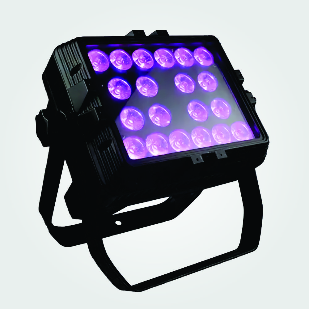 Infinity StormSquare 20x18W RGBWA+UV - Rainproof IP65 Stage Floodlight