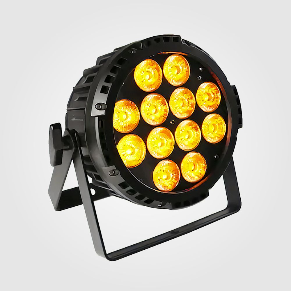 Infinity ColorStorm 12X18W - GL-P12 6-IN-1 Waterproof LED PAR Can — LED par wash light — projection demo video