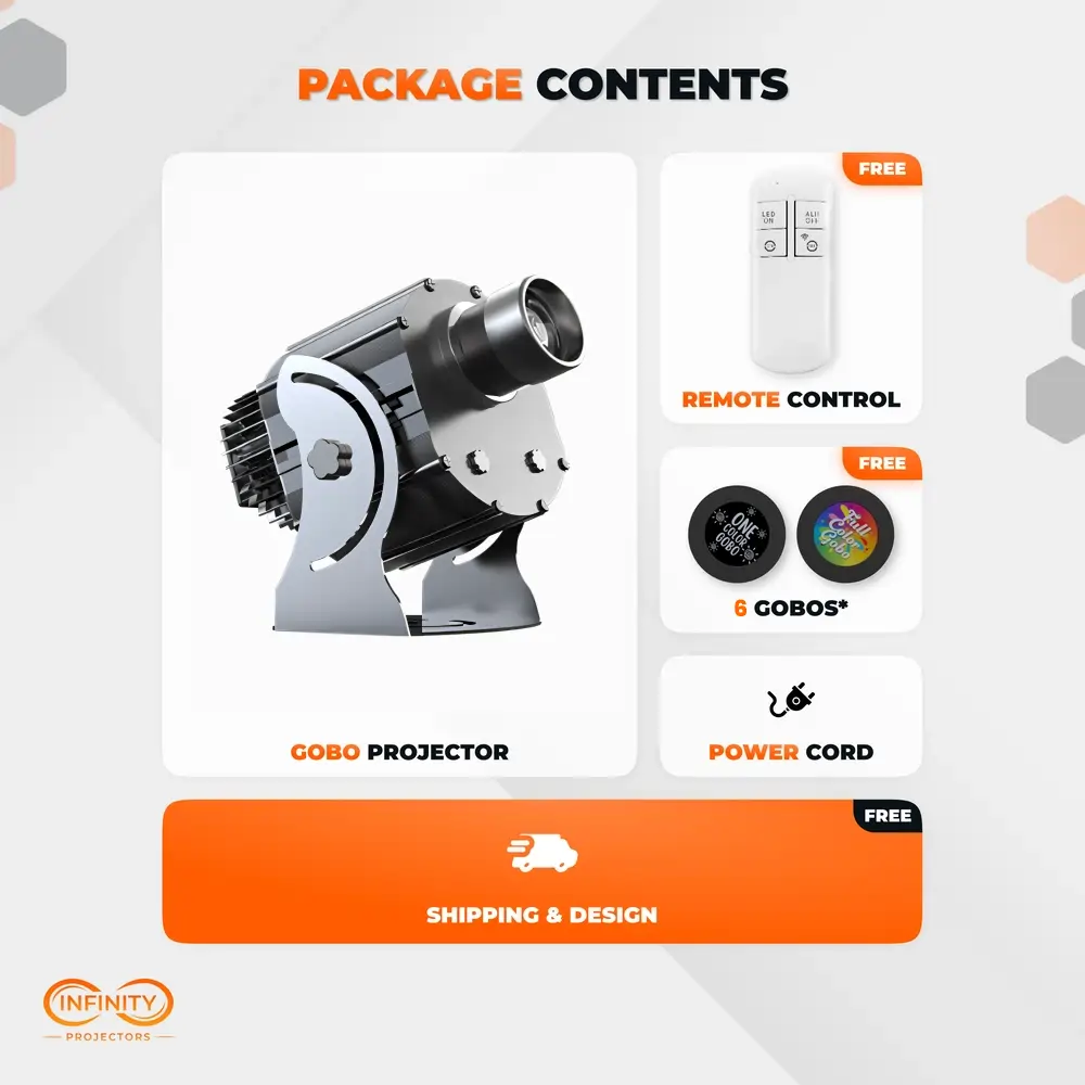 Infinity 6Gobo Spin Projector | 150W - 700W