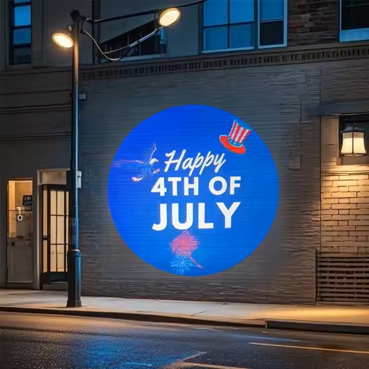 Infinity FlexMount Outdoor Gobo Projector — Inspirational quote gobo projection design