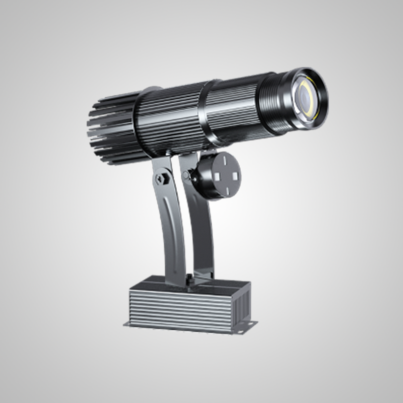 Track mounted GOBO projector