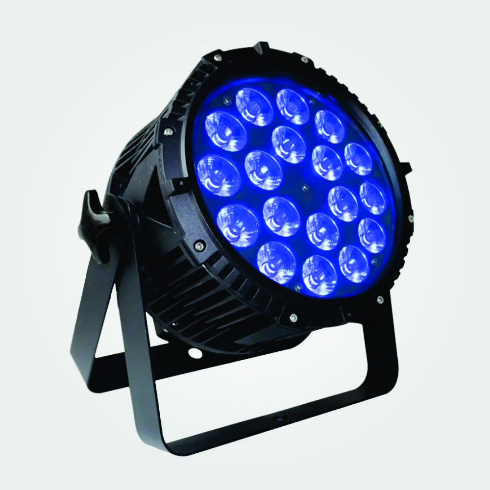 Infinity BeamCan 18x18W RGBW - Rugged Outdoor PAR Can LED Power