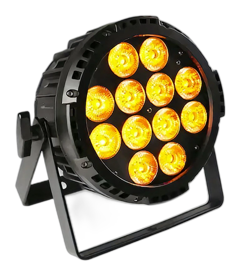 Infinity ColorStorm 12X18W - GL-P12 6-IN-1 Waterproof LED PAR Can — LED par wash light — projection demo video