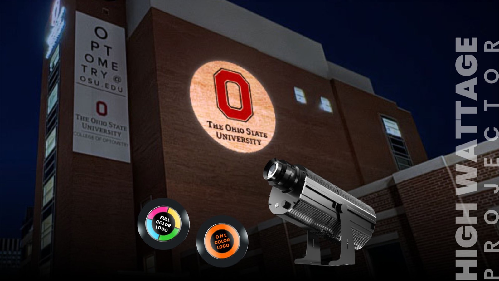Google Ads logo gobo projection — real Corporate & Technology install | Infinity Projectors — Infinity Projectors