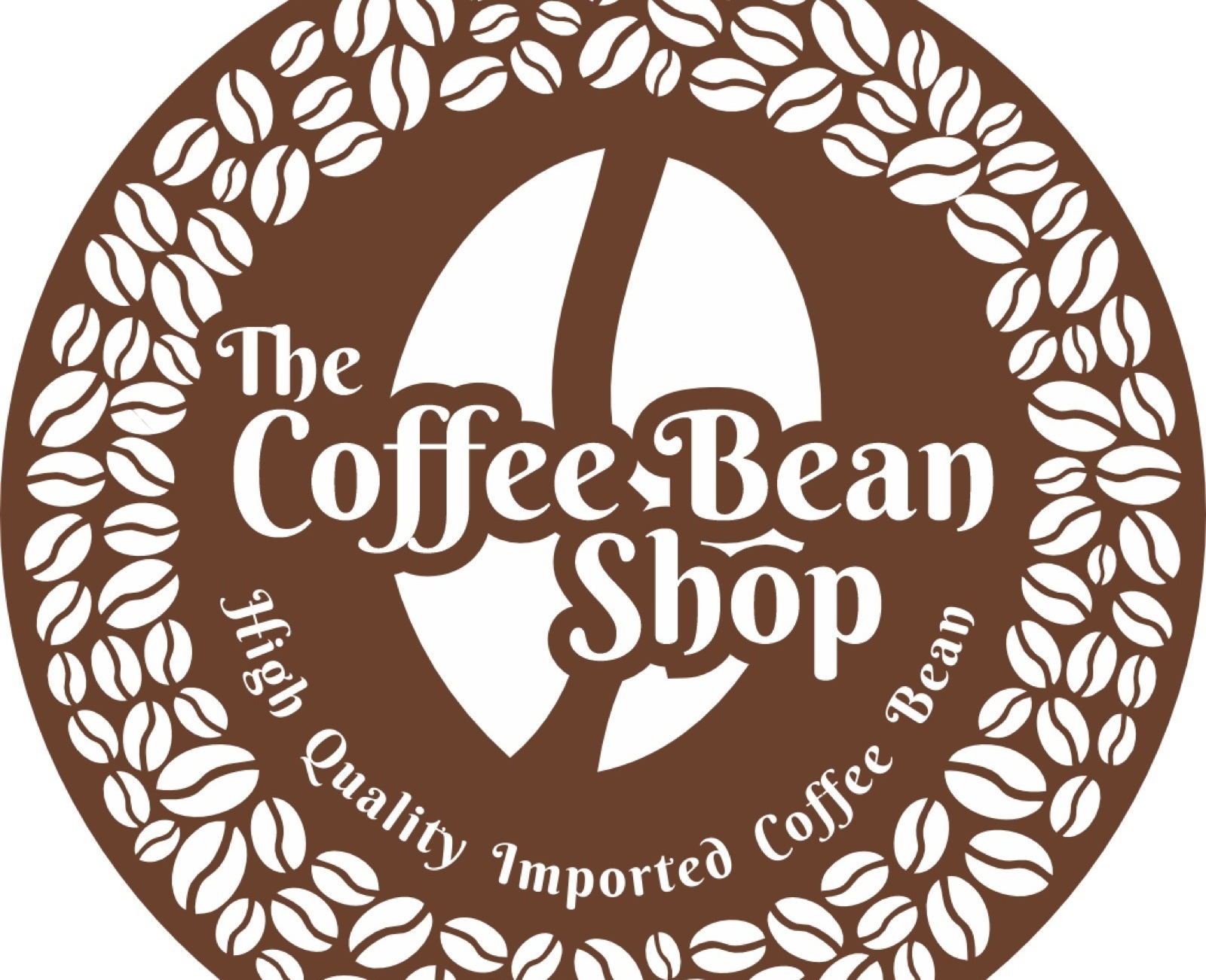 Coffee Shop logo gobo projection — real Restaurants & Bars install | Infinity Projectors — Infinity Projectors