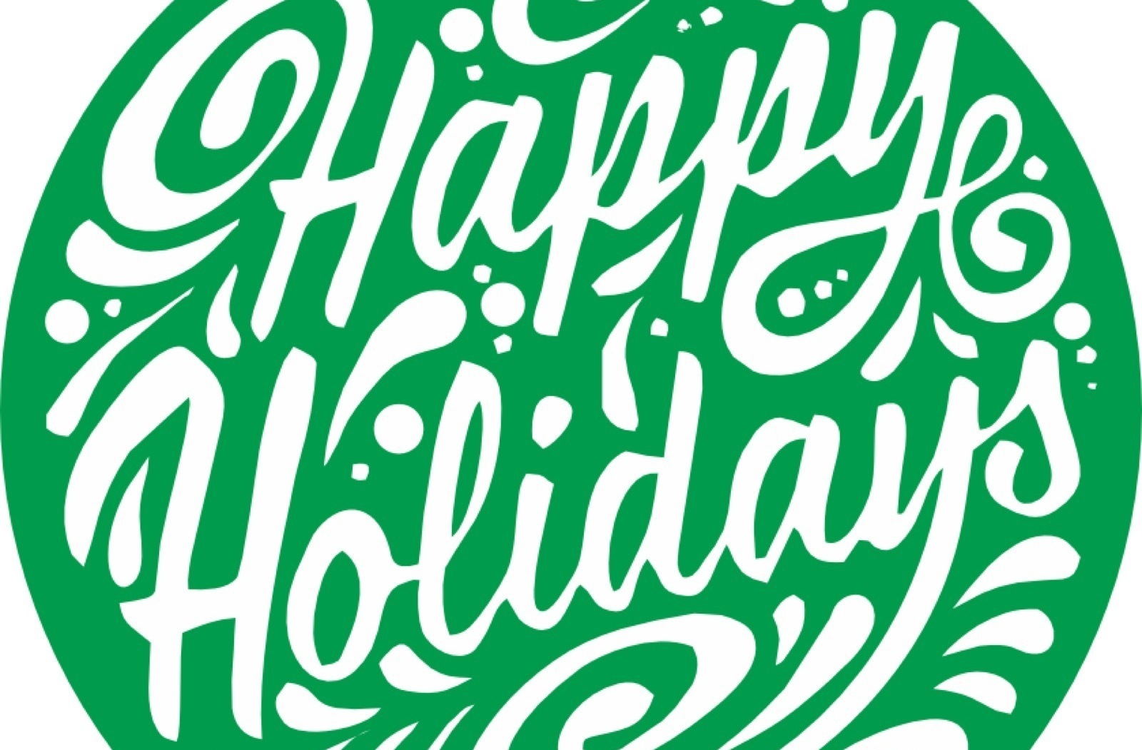 Holiday logo gobo projection — real Events & Festivals install | Infinity Projectors