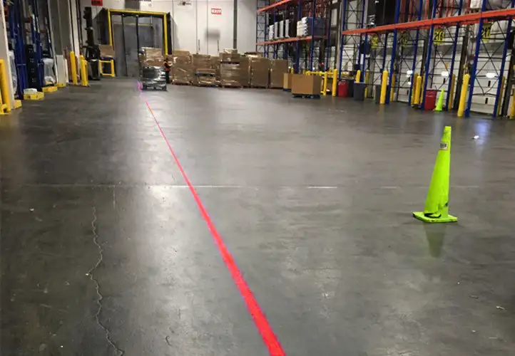 Warehouse Floor Line Laser Projectors