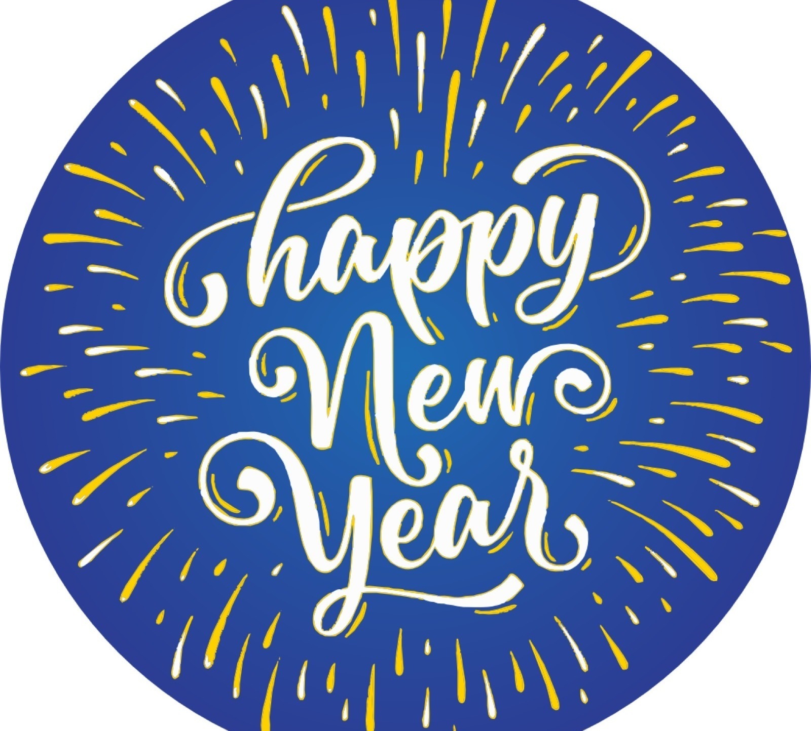 New Year logo gobo projection — real Business & Branding install | Infinity Projectors