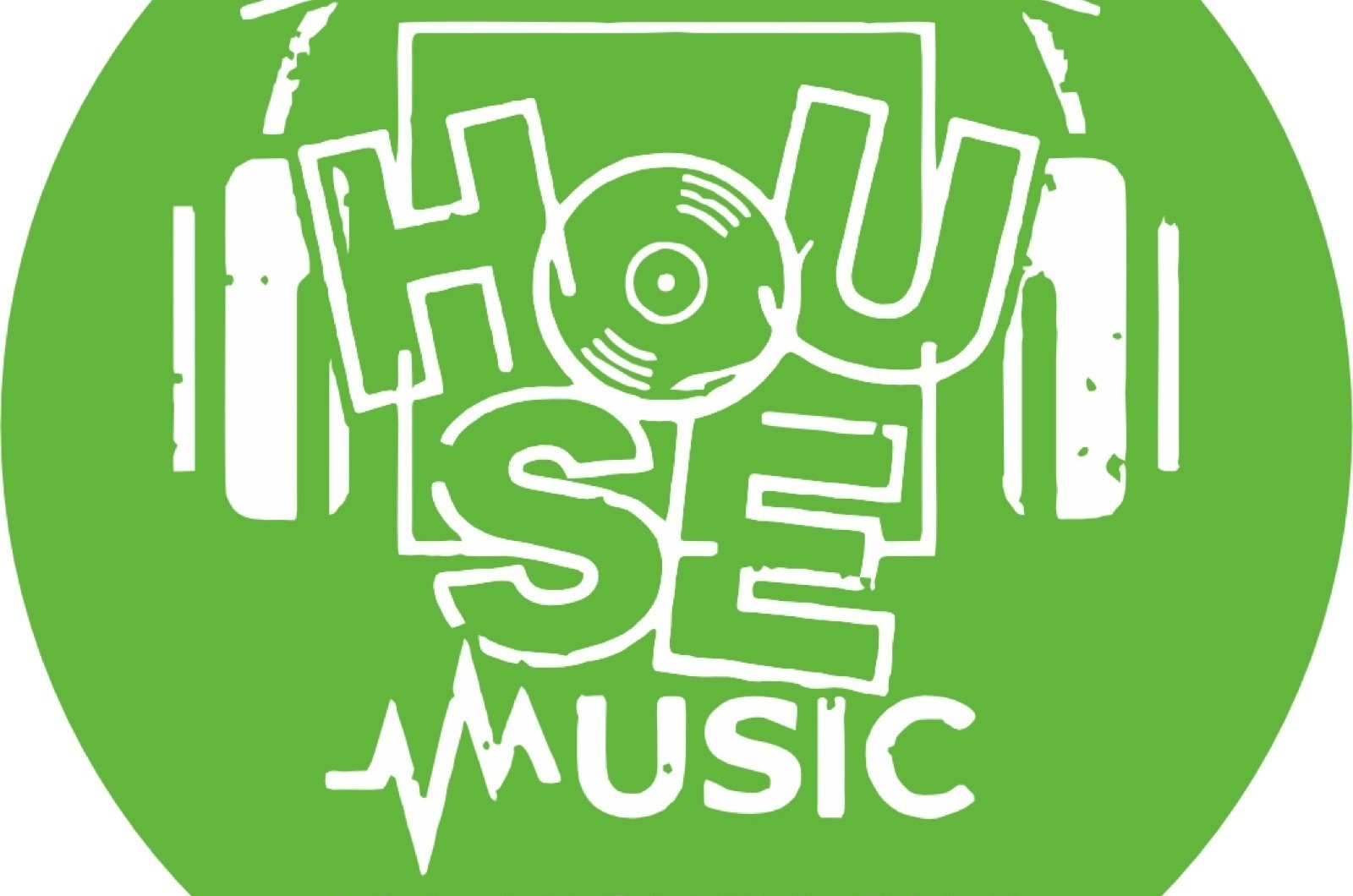 Party Music logo gobo projection — real Events & Festivals install | Infinity Projectors — Infinity Projectors