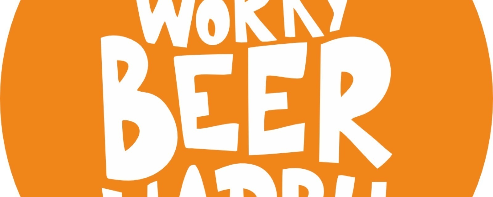 Quotes Dont Worry Beer Happy logo gobo projection — real Restaurants & Bars install | Infinity Projectors — Infinity Projectors