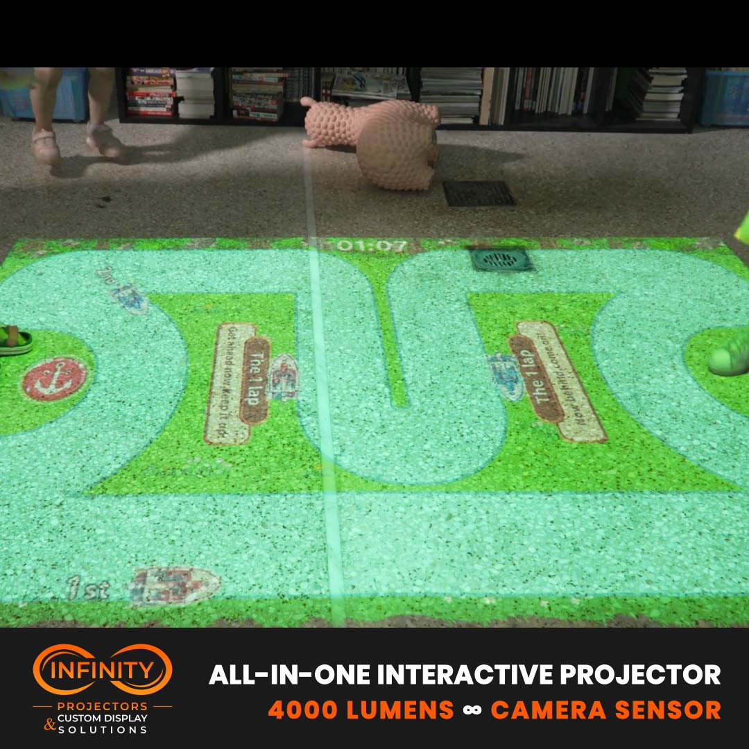 real interactive floor photo