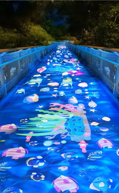 real walkway mural photo