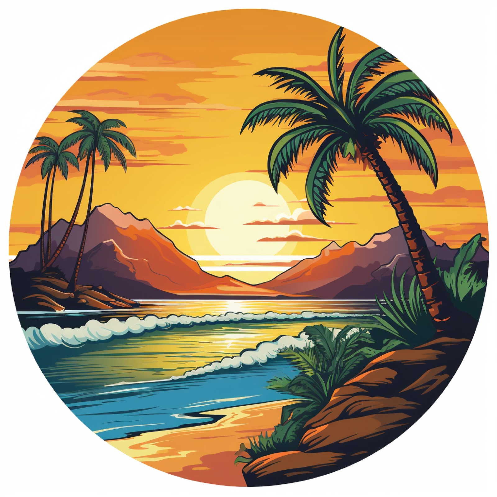 Jent 2023 A Clipart Style Of A Sunny Beach Scene A408A3Fa 191D 4189 Aa0A 5A26A5874Efd logo gobo projection — real Business & — Infinity Projectors