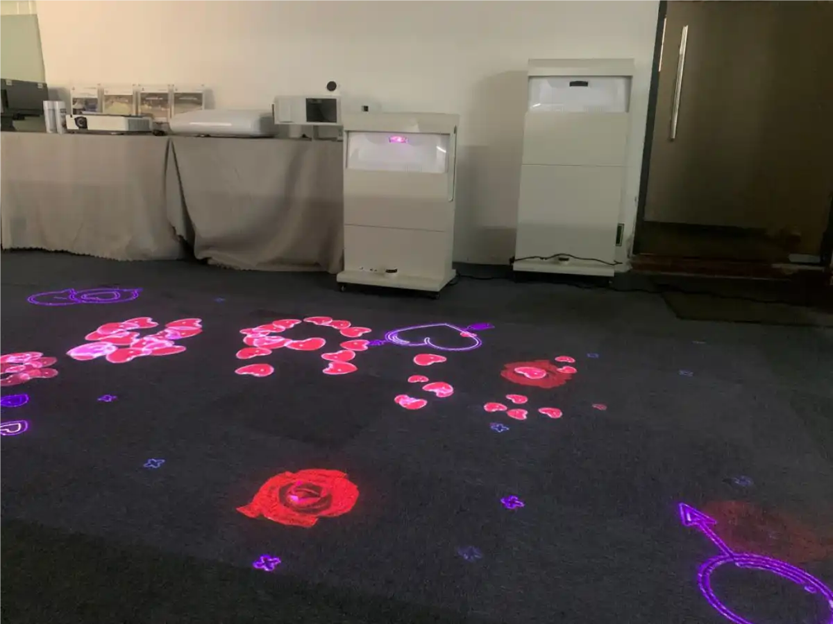 in action with an Infinity interactive projector