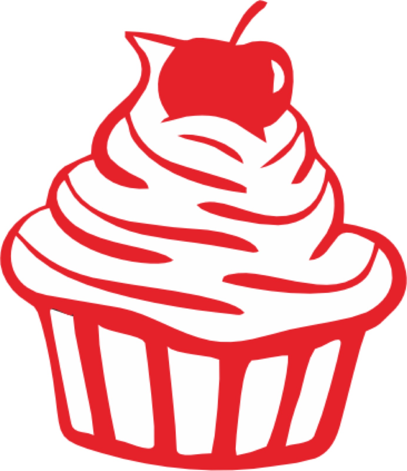 Cupcakes logo gobo projection — real Restaurants & Bars install | Infinity Projectors — Infinity Projectors