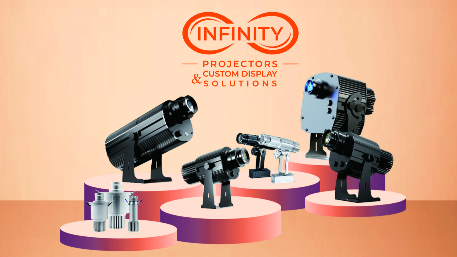 Google Ads logo gobo projection — real Corporate & Technology install | Infinity Projectors — Infinity Projectors