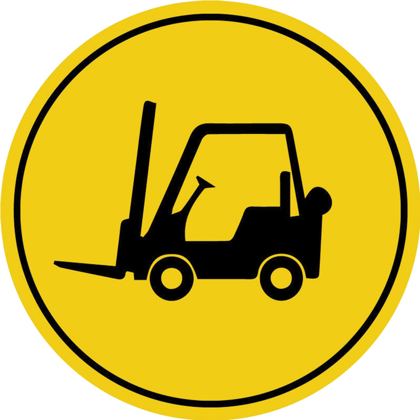 Sign Forklift logo gobo projection — real Safety & Wayfinding install | Infinity Projectors