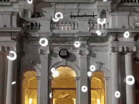 Custom business logo gobo projection — gobo projector design