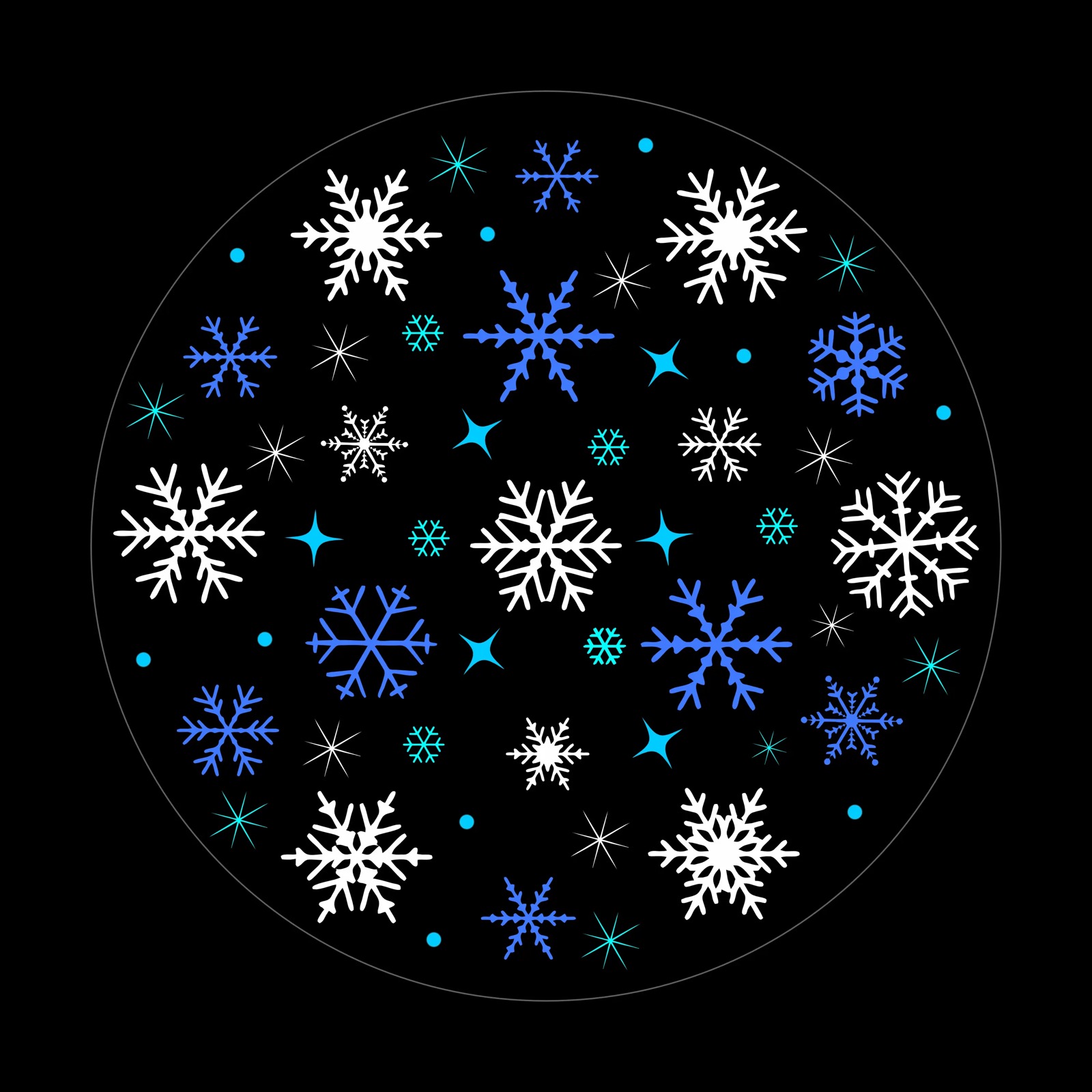 Festival Snow logo gobo projection — real Events & Festivals install | Infinity Projectors — Infinity Projectors