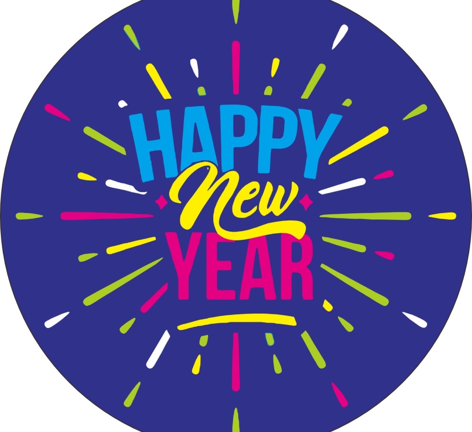 New Year logo gobo projection — real Business & Branding install | Infinity Projectors — Infinity Projectors