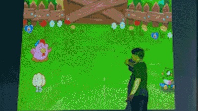 in action with an Infinity interactive projector