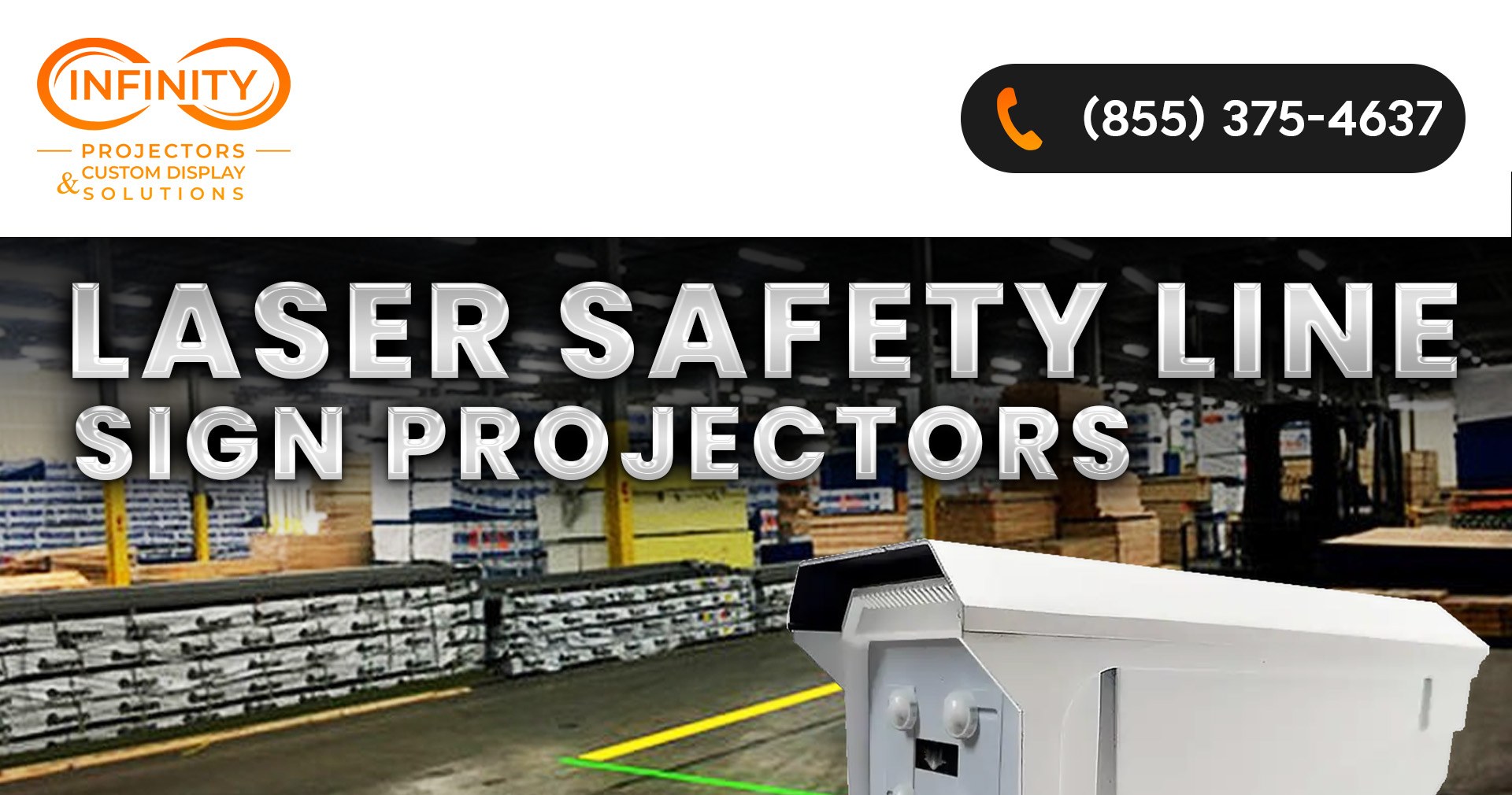 Laser Safety Line Sign Projectors — Infinity Projectors