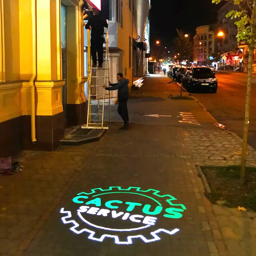 4 Gobo High Wattage Outdoor Projector — Pride celebration gobo projection design — gobo projector design