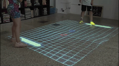 a custom interactive projector experience