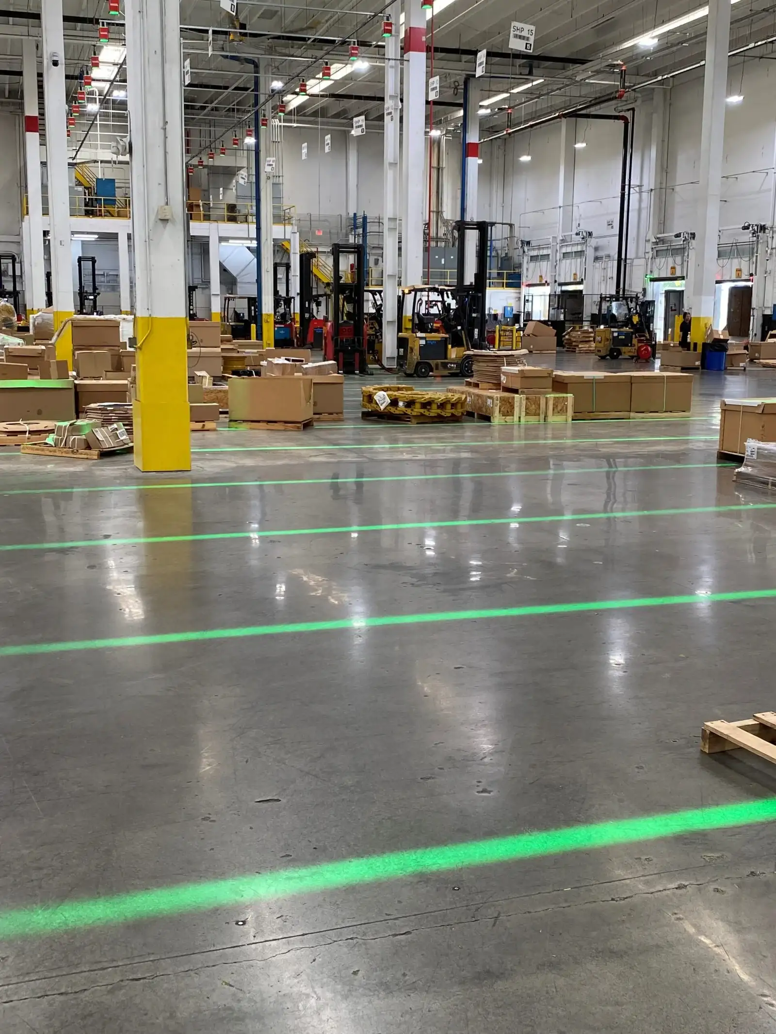 Warehouse Floor Line Laser Projectors