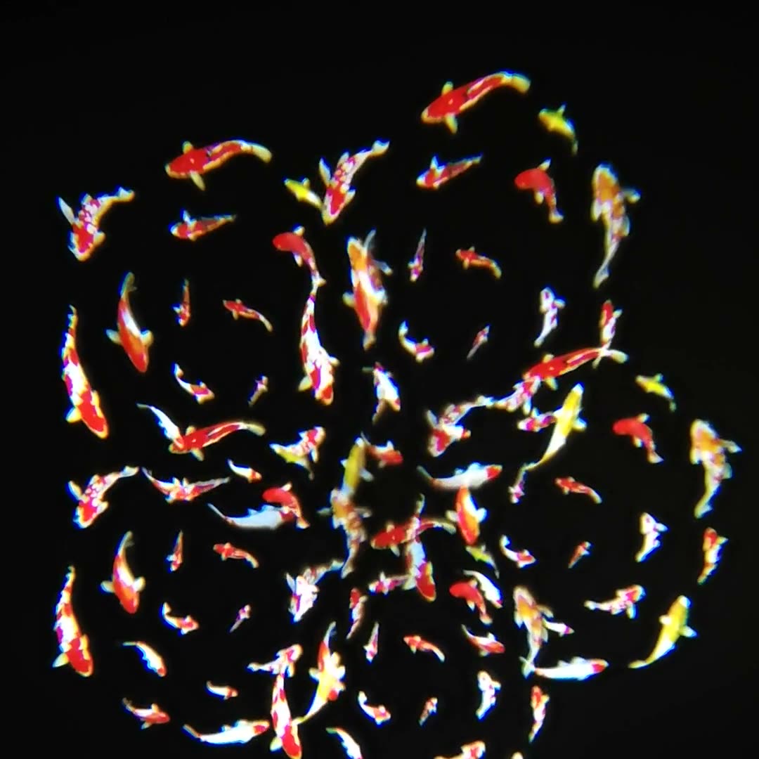 Infinity KaleidoScope PentaScope 5-Prism lens — one gobo split into five projected images — Infinity Projectors