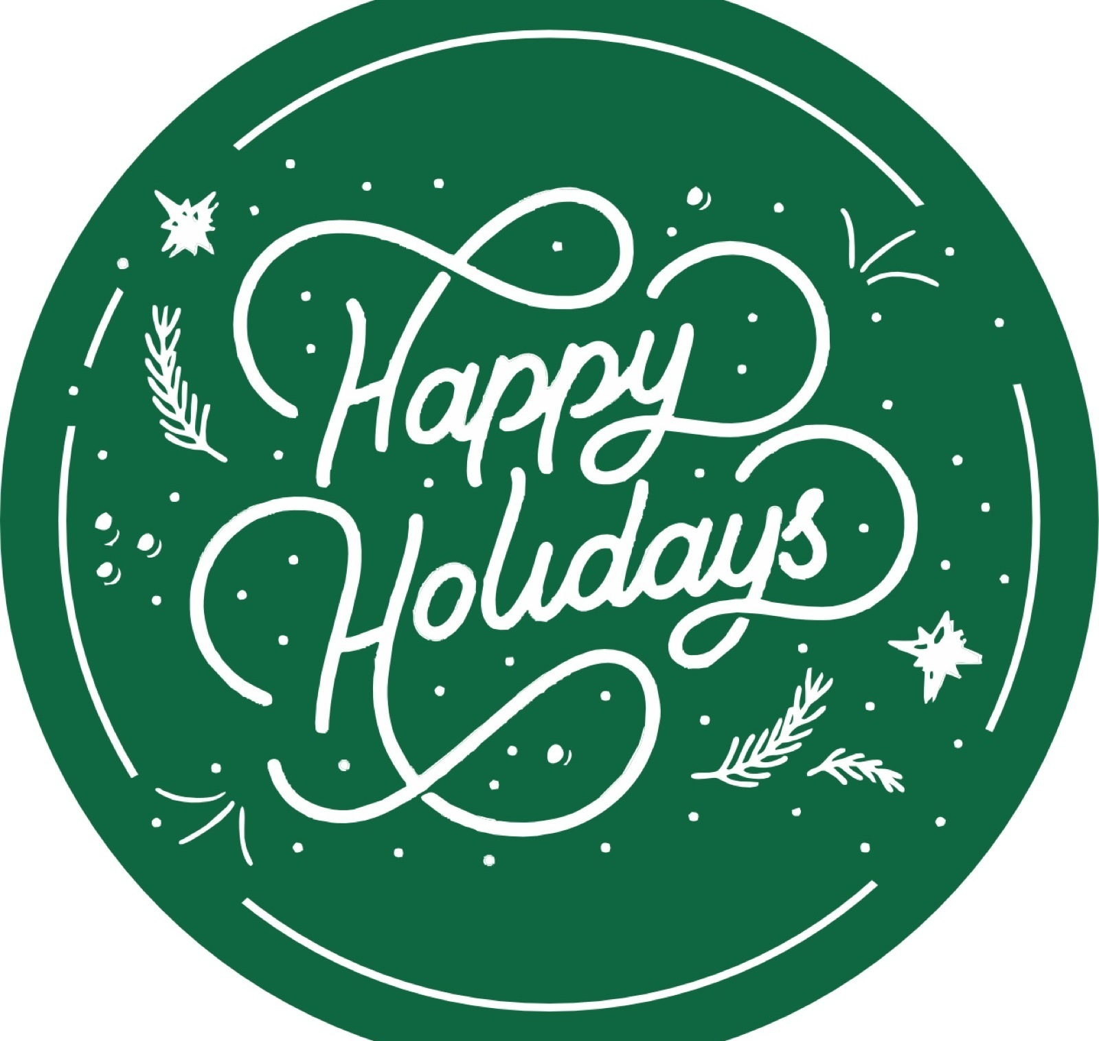 Holiday logo gobo projection — real Events & Festivals install | Infinity Projectors
