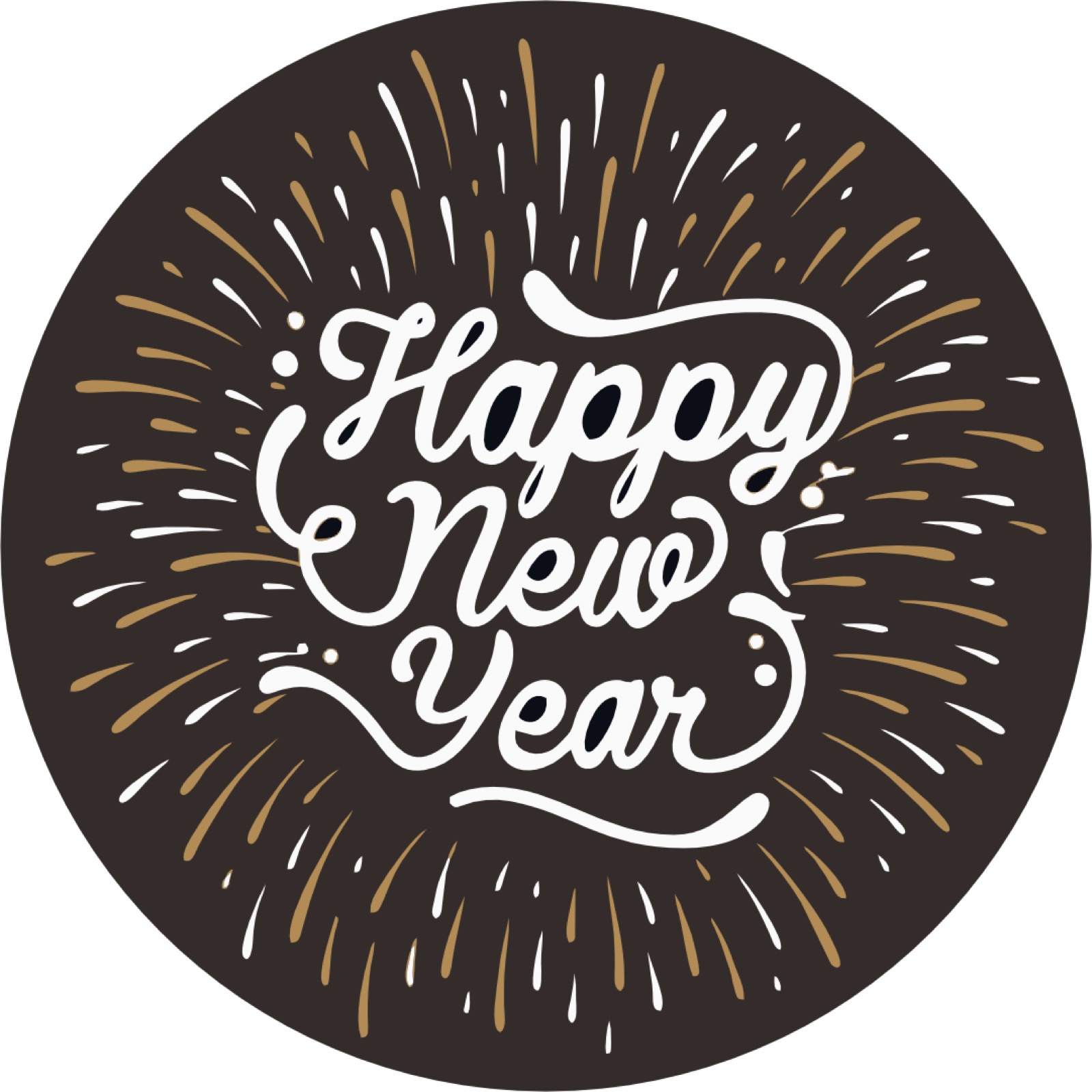 New Year logo gobo projection — real Business & Branding install | Infinity Projectors