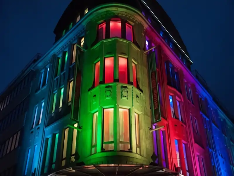 outdoor projector - newyear