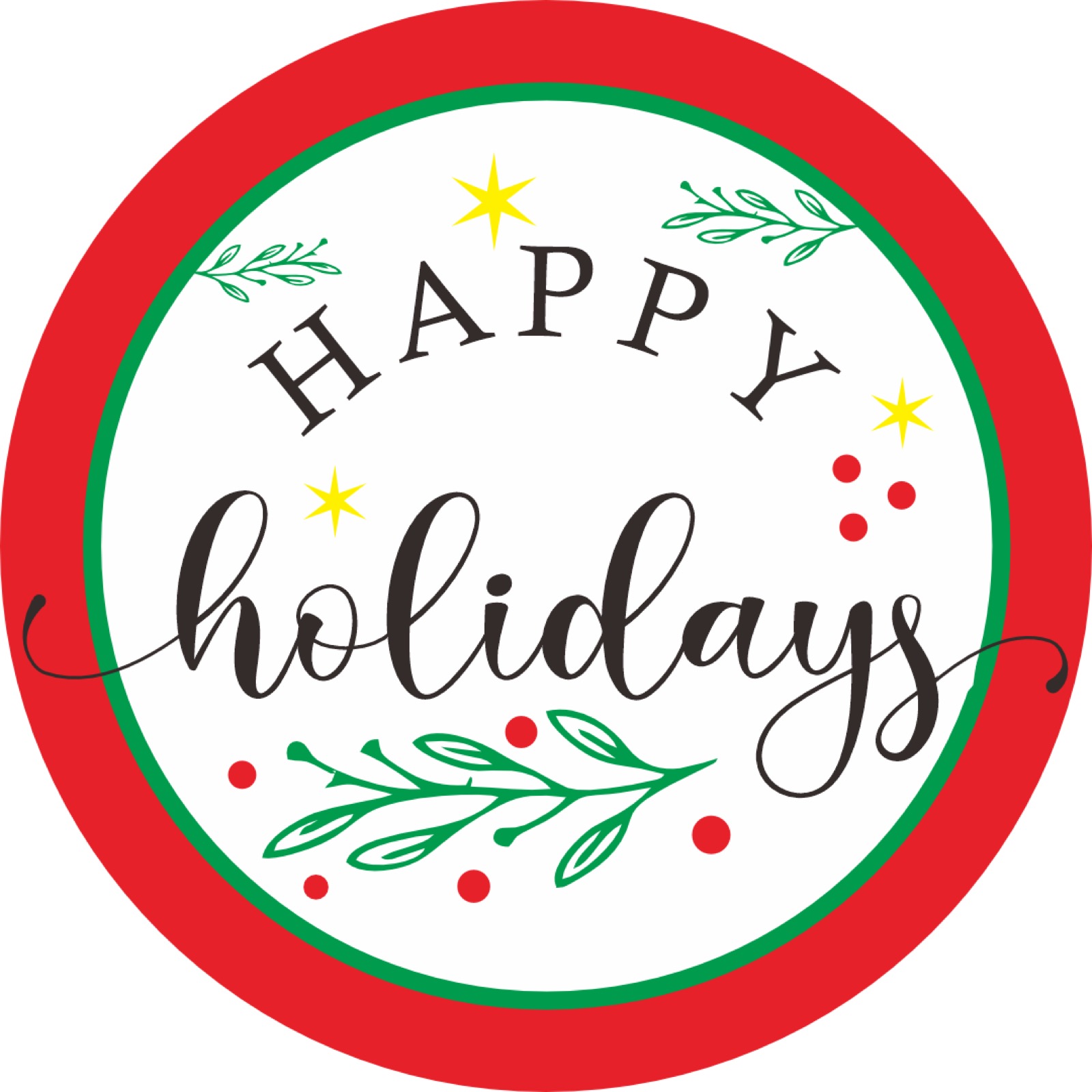 Holiday logo gobo projection — real Events & Festivals install | Infinity Projectors — Infinity Projectors